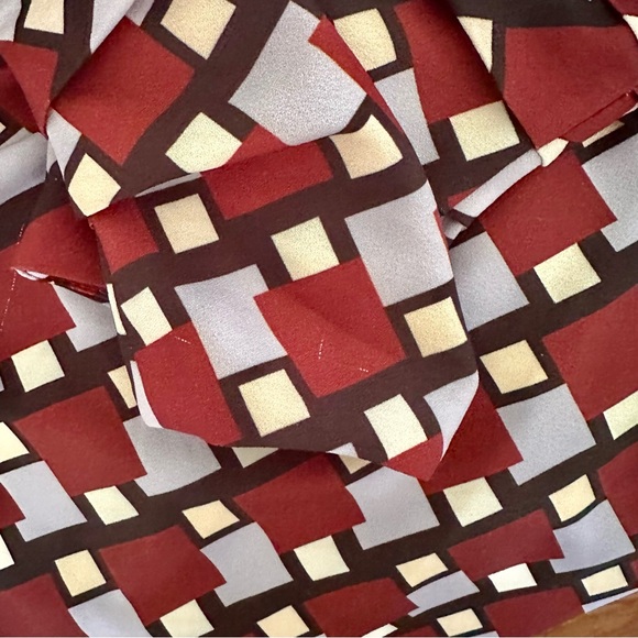 Zara geometric midi dress XS -READ - Picture 9 of 14